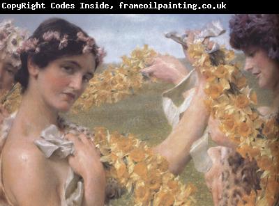 Alma-Tadema, Sir Lawrence When Flowers Return (mk23)